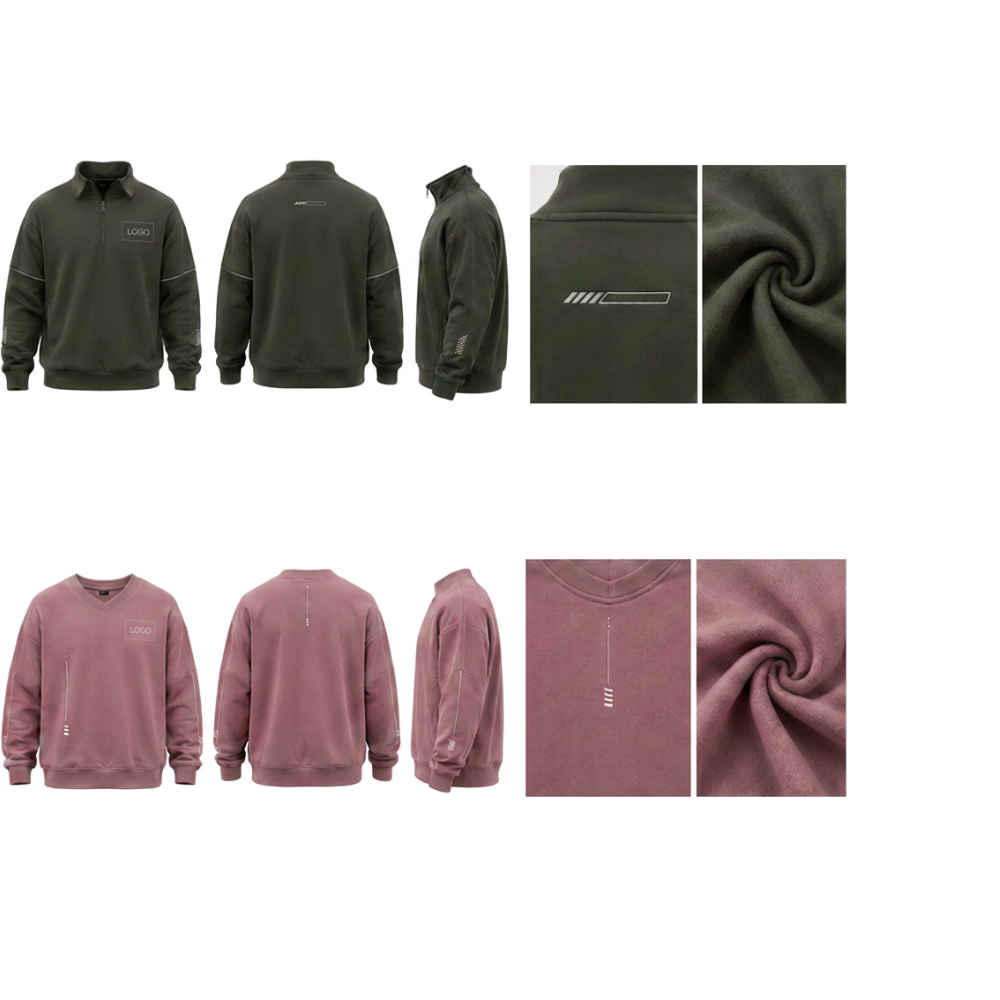quarter zip sweatshirt v neck sweatshirt